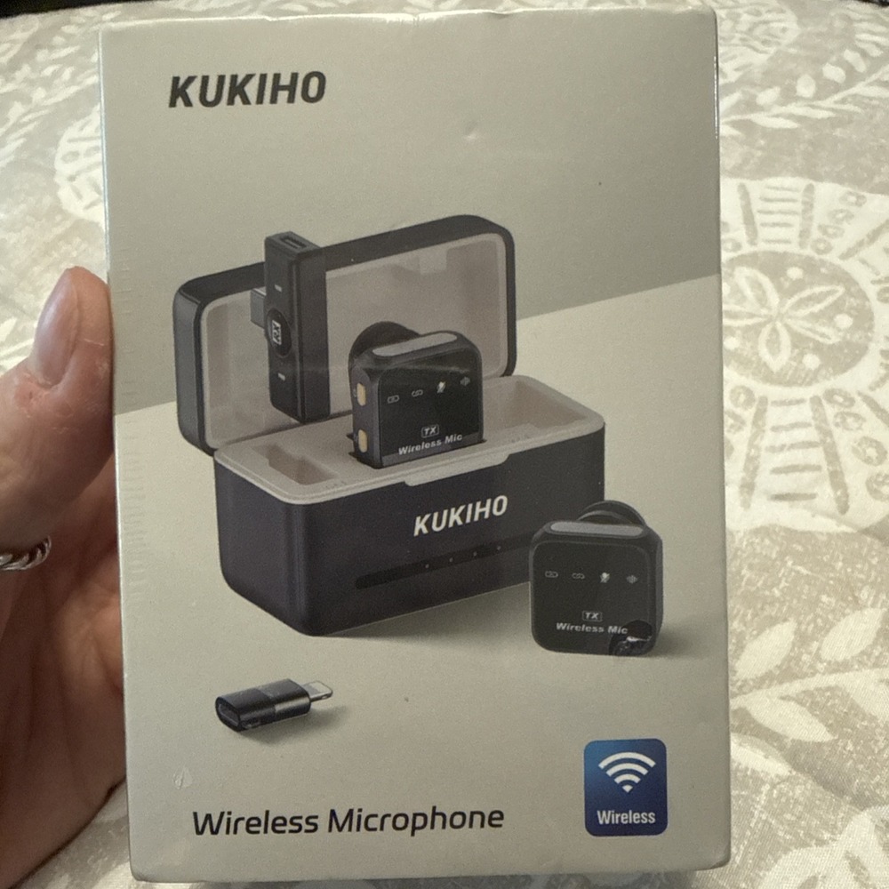 KUKIHO Wireless Microphone Compatible with iPhone and Type